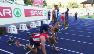 Aurel Manga termine 2e de série du 110m haies des Championnats d'Europe d'athlétisme par équipes