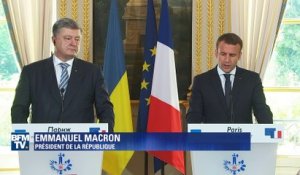 Emmanuel Macron: "La France ne reconnaîtra pas l'annexion par la force de la Crimée"