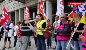 Lorient. Code du travail : 300 personnes au rassemblement de l'intersyndicale