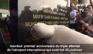 Istanbul : premier anniversaire du triple attentat à l'aéroport