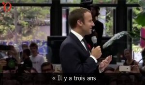 Station F: Macron s’essaie au stand-up façon «Gad Elmaleh»