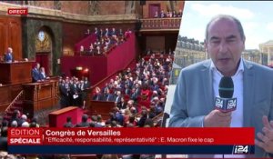 Le débrief du discours d'Emmanuel Macron devant le Congrès au château de Versailles