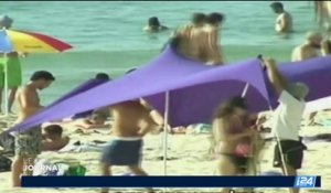 Un nouveau genre de parasol envahit les plages israéliennes