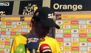 Tour de France – Geraint Thomas : "J’ai juste une éraflure, tout va bien"