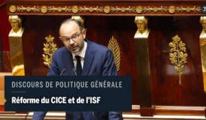 Discours de politique générale de Philippe : réforme du CICE et de l'ISF