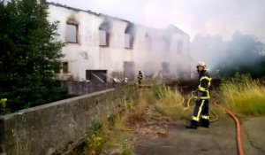 Incendie dans un bâtiment d’une usine désaffectée à Granges-Aumontzey