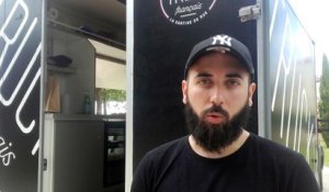 Périgueux, le 6 juillet 2017. Un food-truck à Vesunna
