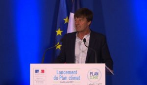 Nicolas Hulot présente son plan pour le climat