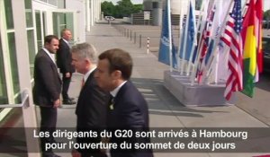 G20: ouverture officielle du sommet à Hambourg