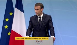 #Climat #G20 "Le 12 décembre prochain (...) je réunirai un sommet" , Macron