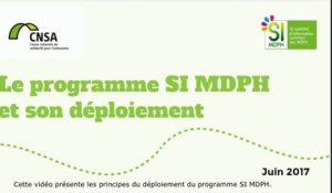 Le programme SI MDPH et son déploiement - Sous titre SP