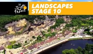 Paysages du jour / Landscapes of the day - Étape 10 / Stage 10 - Tour de France 2017