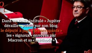 Mélenchon s’en prend à Macron: « Jupiter déraille »