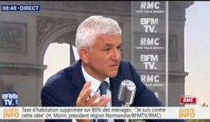 Hervé Morin se dit "contre" la suppression de la taxe d'habitation pour 80% des ménages