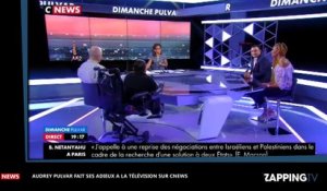 Audrey Pulvar fait ses adieux à la télévision sur CNews (vidéo)
