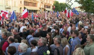 Pologne: manifestation contre la réforme de la Cour Suprême