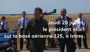 Le moment "Top Gun" d'Emmanuel Macron