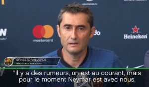 Barça - Valverde : "Neymar restera"
