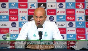 Real Madrid - Zidane: "Mon expérience avec Mourinho a été intéressante"