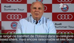 Bayern - Hoeneß : "Tolisso se bouge les fesses"