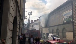 Incendie en centre-ville de Mont-de-Marsan