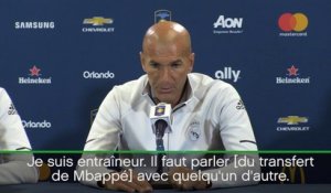 Transferts - Zidane esquive une question sur Mbappé