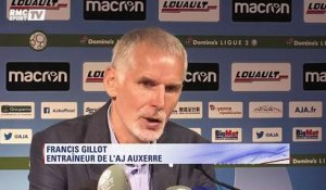 Auxerre-Lens (1-0) – Gillot : "On a assisté à un très bon match"