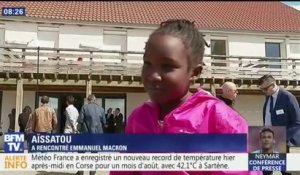 L’œil de Salhia: retour sur la journée d'Emmanuel Macron entouré d'enfants