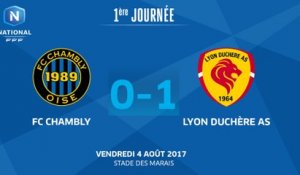 J1 : FC Chambly - Lyon Duchère AS (0-1), le résumé