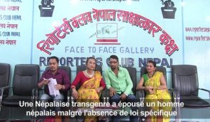 Premier mariage transgenre au Népal