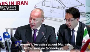 Renault signe un accord de 660 millions d'euros avec l'Iran