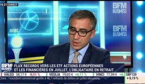 Flux records vers les ETF actions européennes et les financières en juillet - 08/08