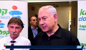 Benyamin Netanyahou rend visite au blessé de l’attentat de Yavné