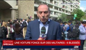 Militaires renversés à Levallois-Perret: la voiture toujours en fuite, la thèse d'attaque terroriste retenue