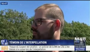 Un témoin raconte l'interpellation de l'auteur présumé de l'attaque de Levallois-Perret