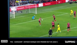 PSG - Guingamp : Neymar marque son premier but en Ligue 1 (Vidéo)