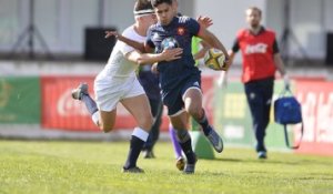 France moins 19 ans – Angleterre moins 20 ans : 8-24