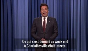 Fallon, Kimmel, Colbert : les animateurs américains vent debout contre Trump après Charlottesville