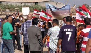 Manifestation au Liban contre l'enfouissement d'ordures en mer