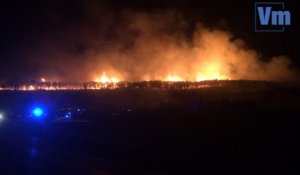 Violent incendie à Puyloubier