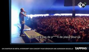 Un chanteur de métal interrompt son concert pour dénoncer une agression sexuelle (vidéo)