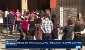 Attentats en Espagne: messe en hommage aux victimes à Notre-Dame de Paris