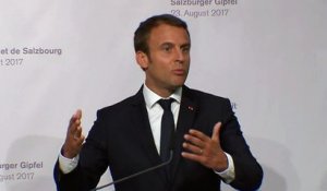 Pour Emmanuel Macron, la directive sur les travailleurs détachés "est une trahison de l'esprit européen"