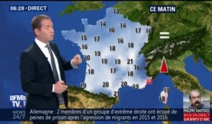 Météo: une France sous les nuages et des températures stationnaires