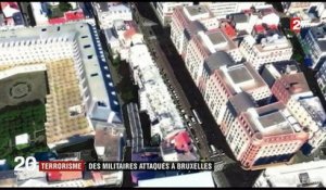 Terrorisme : des militaires attaqués en plein coeur de Bruxelles
