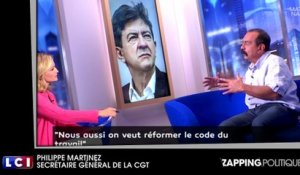 Zap politique : Jean-Luc Mélenchon pointé du doigt par Philippe Martinez