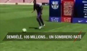 Oups, Ousmane Dembélé rate sa présentation Camp Nou