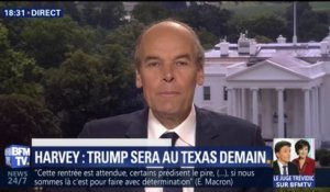 Tempête Harvey: Trump au Texas ce mardi, "un exercice délicat"