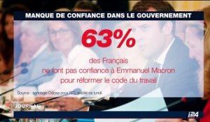 France - Politique: rentrée à haut risque pour Emmanuel Macron