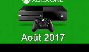 XBOX ONE - Les Jeux Gratuits d'Août 2017